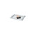 Vollrath 82093 Heavy Duty 18/8 Stainless Steel Satin Finish Rim Small Rectangular Serving Tray