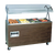 Vollrath 387722 60" W x 28 5/8" D x 57 5/16" H 4 Wells Enclosed Storage Base 2-Series Affordable Portable Hot Food Station - 208-240 Volts