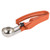 Vollrath 47401 0.65 Oz. #50 Terracotta Color-Coded Handle Standard Length Disher