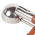 Vollrath 47401 0.65 Oz. #50 Terracotta Color-Coded Handle Standard Length Disher