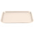 Vollrath 86126 14" x 18" Almond Rectangular Polypropylene Fast Food Tray