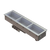 Vollrath 3665120 88.56" W x 18" D x 21.5" H Thick Polyurethane Foam Insulation Standard Drains Drop-In Short Sided Hot Well