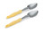 Vollrath 6414250 Heavy Gauge 18/8 Stainless Steel Equipped with All-Natural Antimicrobial Perforated Ergo Grip Heavy Duty Spoon