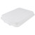 Vollrath 1500-C05 22-1/8"W x 15-5/8"D x 2-1/2"H White Polyethylene Traex Color-Mate Snap-On Lid