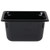 Vollrath 8046420 6" Deep Low-Temp Polycarbonate Black Plastic Super Pan 1/4 GN Food Pan