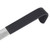 Vollrath 4981220 12 Oz. 18/8 Stainless Steel 11 Ga. 12 1/8" Grooved Hooked Black Kool-Touch Handle with Satin Finish One-Piece Heavy Duty Ladle