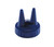 Vollrath 2200-44 Blue Standard Mouth Bottles Twin Tip Replacement Color Cap