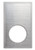 Vollrath 8240616 21.13" W x 12.75" D Stainless Steel Round Miramar Template
