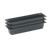 Vollrath 8054420 4" Deep Low-Temp Polycarbonate Black Plastic Super Pan 2/4 GN Food Pan
