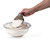 Vollrath 46659 16 Oz. 18/8 Stainless Steel One-Piece Construction Spouted Bowl with Round Handle Transfer Vessel