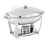 Vollrath 46504 6 Qt. Oval Stainless Steel Heavy Duty Food Pan
