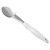 Vollrath 6414015 13.81" L Heavy Gauge 2.25 Stainless Steel White Nylon Ergonomic Handle Ergo Grip Heavy Duty Spoon