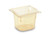 Vollrath 9066410 6" Deep High-Temp Amber Resin Super Pan 1/6 GN Food Pan
