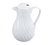 Vollrath 52164 64 Oz. White Plastic SwirlServe Hot-N-Cold Beverage Server