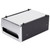 Vollrath 6513-06 11-3/4"D x 8"W x 5"H Black Chrome Plated Plastic Face Counter Type Napkin Dispenser