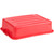 Vollrath 1521-C02 20"W x 15"D x 5" H Red Plastic Traex Color-Mate Food Storage Box