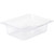 Vollrath 8024410 4" Deep Low-Temp Polycarbonate Clear Plastic Super Pan 1/2 GN Food Pan