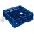 Vollrath TR4DDDD 19.75" W x 19.75" D Co-Polymer Plastic (16) Compartments Full Size Glass / Stemware Rack