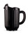 Vollrath 6010-06 7" W x 8.63" H 60 Oz. Black Polycarbonate Tuffex I Deluxe Three-Lipped Pitcher