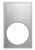 Vollrath 8240716 21.13" W x 12.75" D Stainless Steel Round Miramar Template