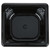 Vollrath 9062420 2.50" Deep High-Temp Black Resin Super Pan 1/6 GN Food Pan