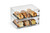 Vollrath SBC11 20" W x 7.38" H x 14" D Full Size Clear Acrylic Case with Front Doors Cubic Acrylic Display System