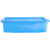 Vollrath 1521-C04 20"W x 15"D x 5" H Blue Plastic Traex Color Mate Food Storage Box