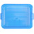 Vollrath 1521-C04 20"W x 15"D x 5" H Blue Plastic Traex Color Mate Food Storage Box