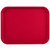Vollrath 86100 10" x 14" Red Rectangular Polypropylene Fast Food Tray