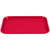 Vollrath 86110 12" x 16" Red Rectangular Polypropylene Fast Food Tray