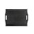 GET RST-1815-1-BK 19" x 14 1/4" Black Wood Look Plastic Room Service Tray