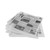 GET 4-TD1900 12"W White Paper Food-Safe Dublin Newsprint Liner (1000 Pieces Per Case)