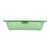 GET EC-17-JA 9" L x 9" W x 2" H 1 Compartment Flat Top Jade Polypropylene GET Food Container (1 Dozen)