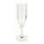 GET SW-1401-1-SAN-CL 6 Oz. Clear SAN Champagne Glass