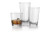 GET SW-1471-CL 12 Oz. Clear SAN Cubed Beverage Glass