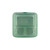 GET EC-09-1-JA 9" W x 3.5" H x 9" D Green Polypropylene 3-Compartments G.E.T Food Container