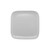 GET CS-6119-W 9-1/2" L x 9-1/2" W White Melamine Square Coupe Siciliano Plate