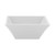 GET ML-238-W 5" W x 4" H x 5" D 12 Oz. Melamine White Square Siciliano Bowl