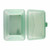 GET EC-18-JA 9" W x 6 1/2" D x 2" H Half Size Flat Top Jade Polypropylene GET Food Container (1 Dozen)