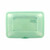 GET EC-18-JA 9" W x 6 1/2" D x 2" H Half Size Flat Top Jade Polypropylene GET Food Container (1 Dozen)