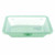 GET EC-18-JA 9" W x 6 1/2" D x 2" H Half Size Flat Top Jade Polypropylene GET Food Container (1 Dozen)