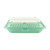 GET EC-12-1-JA 9"L x 9"W x 2-3/4"H 3 Compartment Jade Polypropylene GET Food Container
