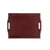 GET RST-1815-1-M Plastic Mahogany Rectangular Room Service Tray