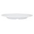 GET WP-9-DW 9" Dia. White Melamine Round Wide Rim Diamond Plate