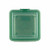 GET EC-08-1-JA 5" L x 5" W x 3 1/4" H Polypropylene Jade 1-Compartment Single Entree G.E.T. Food Container (1 Dozen Per Case)
