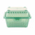 GET EC-08-1-JA 5" L x 5" W x 3 1/4" H Polypropylene Jade 1-Compartment Single Entree G.E.T. Food Container (1 Dozen Per Case)