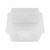 GET EC-08-1-CL 5" W x 5" D x 3 1/4" H 1 Compartment Clear Polypropylene GET Food Container (1 Dozen Per Case)