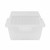 GET EC-08-1-CL 5" W x 5" D x 3 1/4" H 1 Compartment Clear Polypropylene GET Food Container (1 Dozen Per Case)