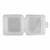 GET EC-08-1-CL 5" W x 5" D x 3 1/4" H 1 Compartment Clear Polypropylene GET Food Container (1 Dozen Per Case)