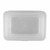 GET EC-11-1-CL 9" L x 6 1/2" W x 2 1/2" H 1 Compartment Half Size Clear Polypropylene GET Food Container (1 Dozen)